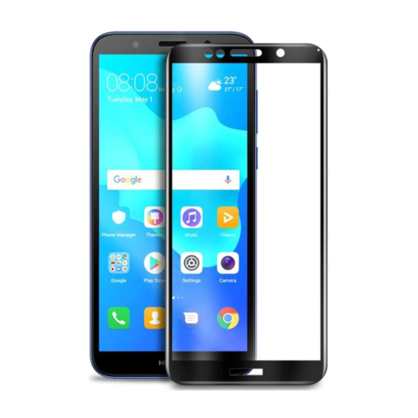 Huawei Y6 2018 Full Glue Tempered Glass Screen Protector