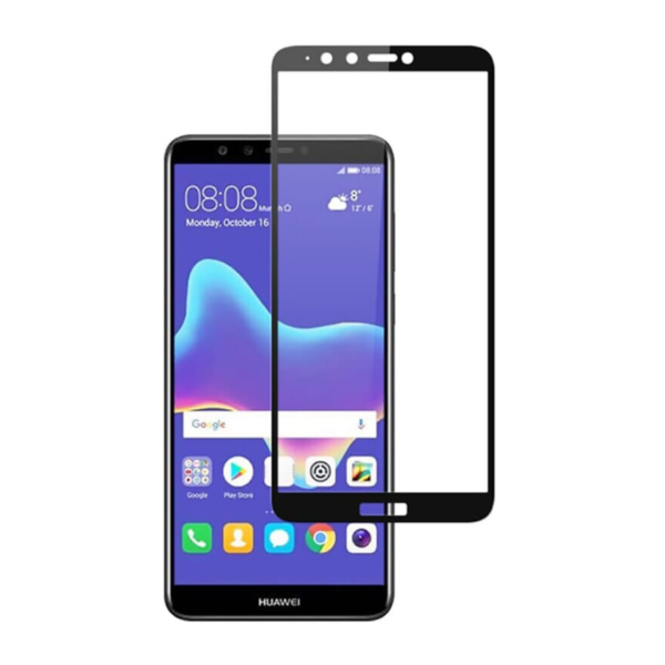 Huawei Y9 2018 Full Glue Tempered Glass Screen Protector