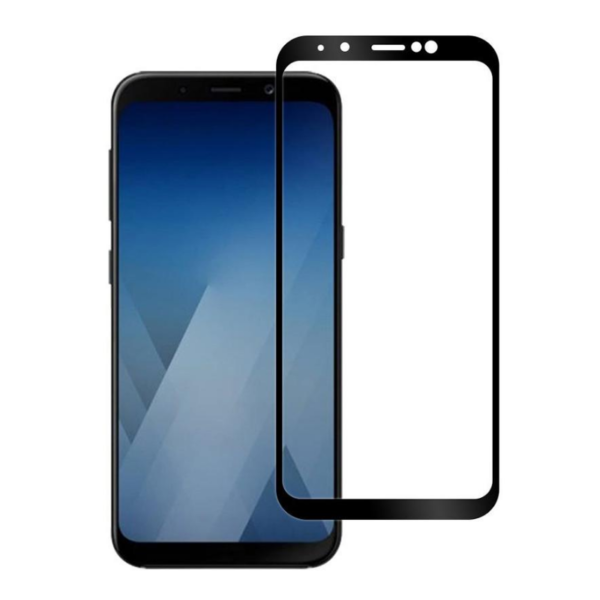 Samsung Galaxy A8 Plus 2018 Full Glue Tempered Glass Screen Protector