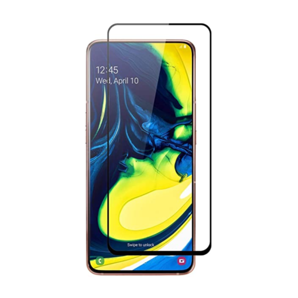 Samsung Galaxy A80 Full Glue Tempered Glass Screen Protector